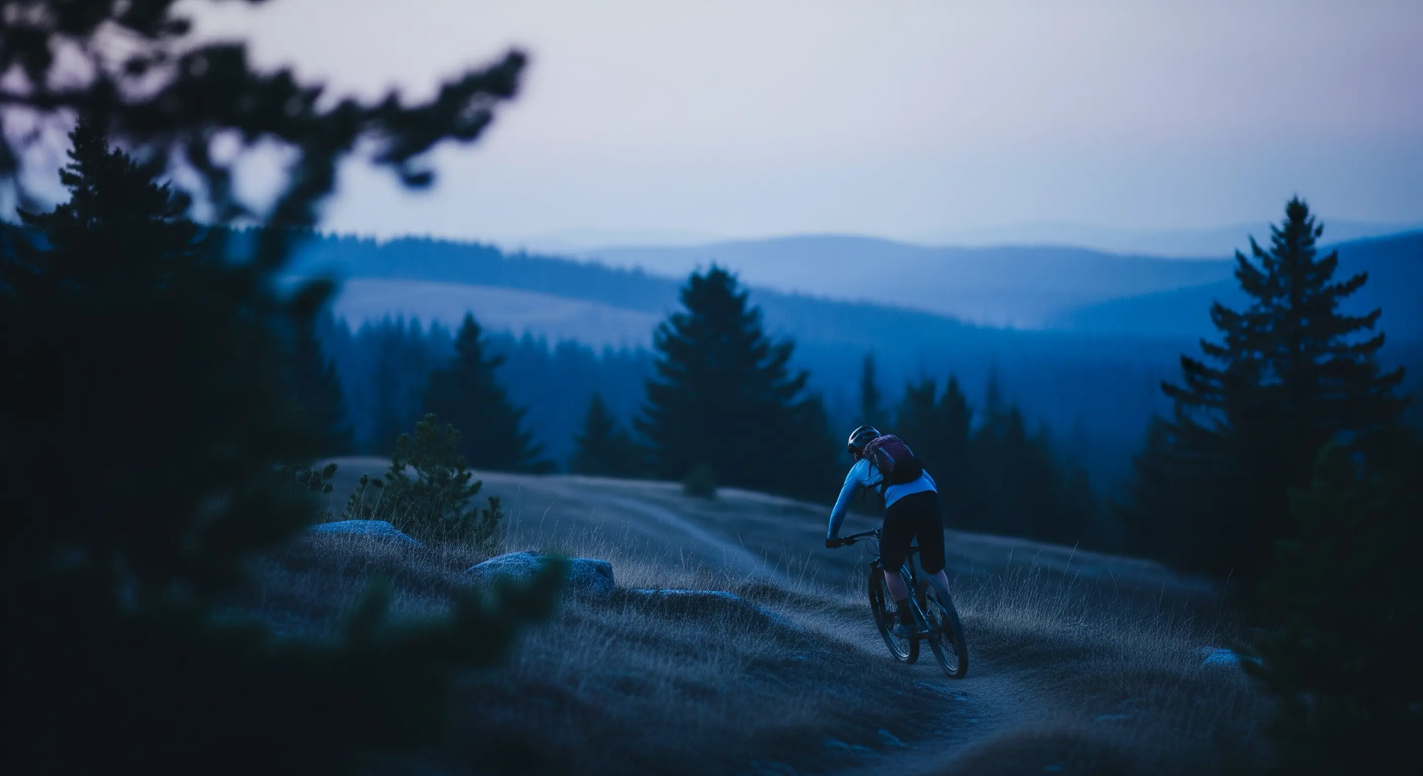 Arrière-plan de sentier VTT