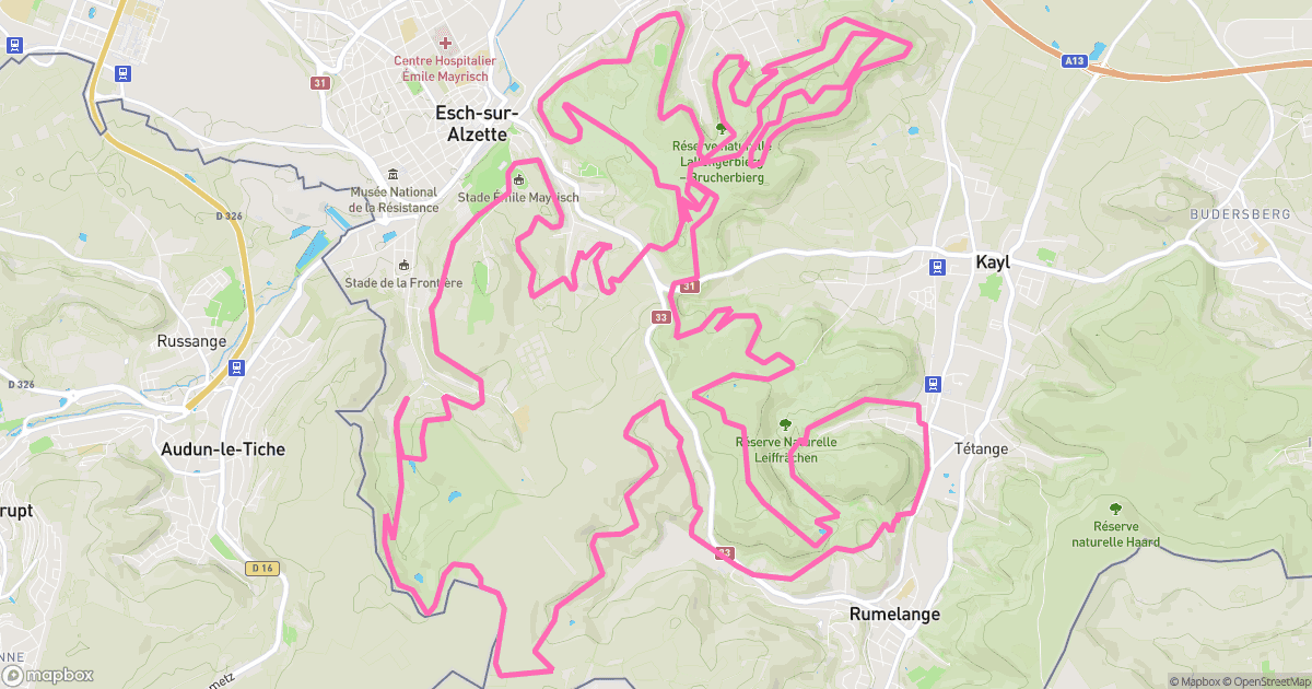 RedRock MTB Trail - Haard Red