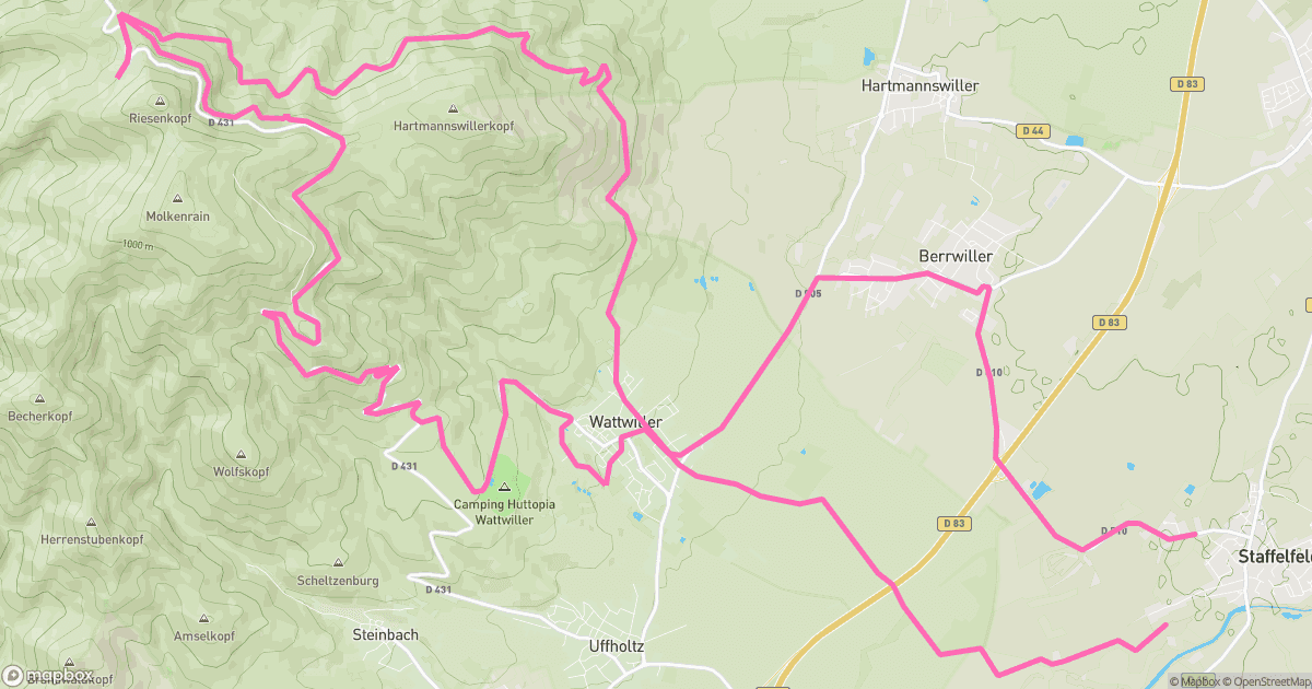 Au Freundstein, puis grosse chute du mauvais coté 🤕