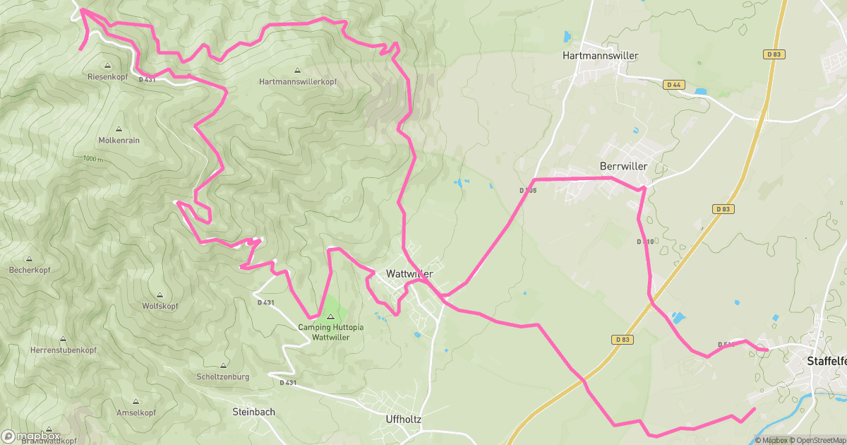 Au Freundstein, puis grosse chute du mauvais coté 🤕