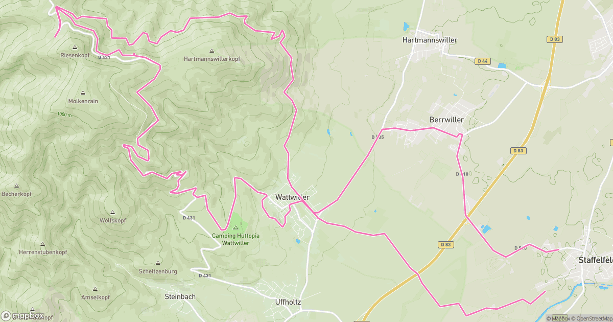 Au Freundstein, puis grosse chute du mauvais coté 🤕