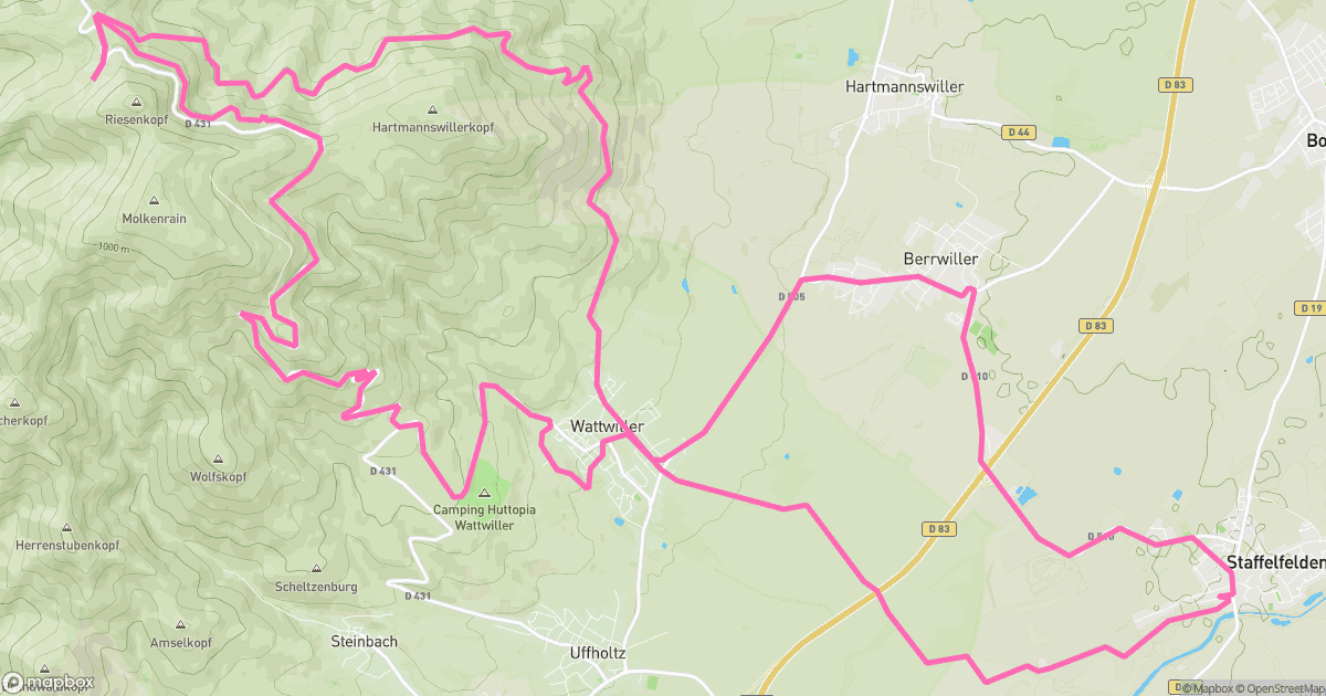 Au Freundstein, puis grosse chute du mauvais coté 🤕