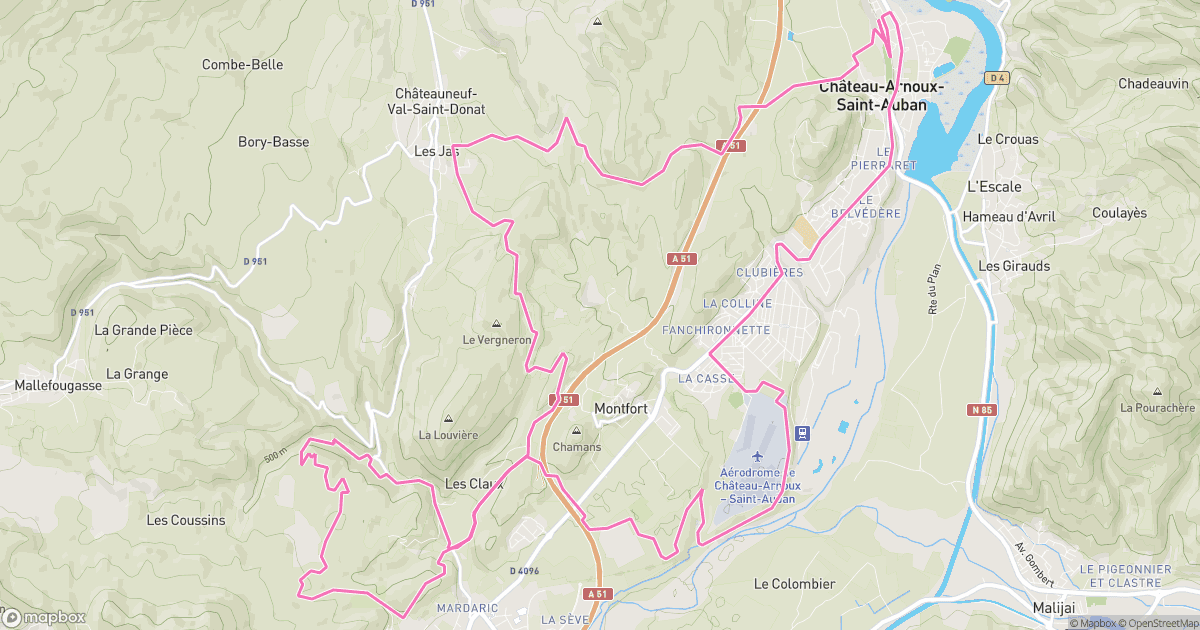 Château-Arnoux-Saint-Auban VTT électrique