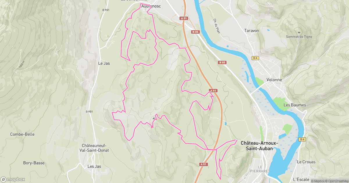 Château-Arnoux-Saint-Auban VTT électrique