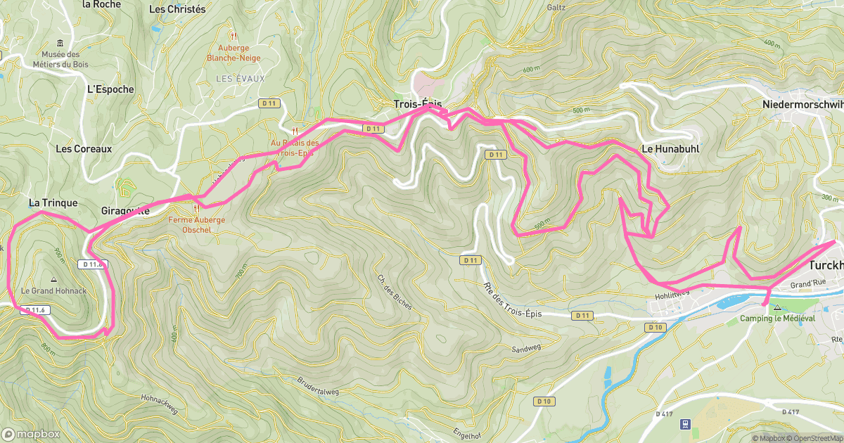Turckheim trajet aller-retour