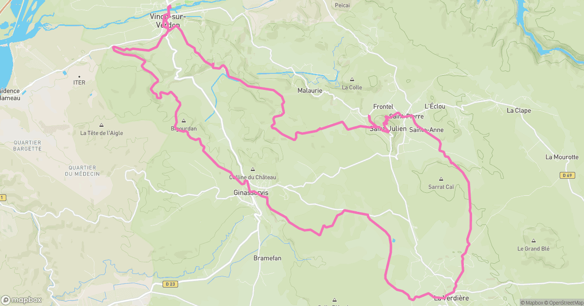 Vinon-sur-Verdon VTT électrique
